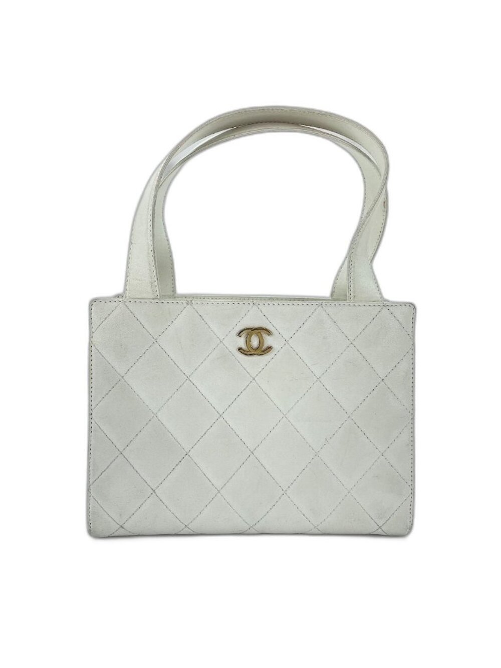Chanel Handbag Quilted White